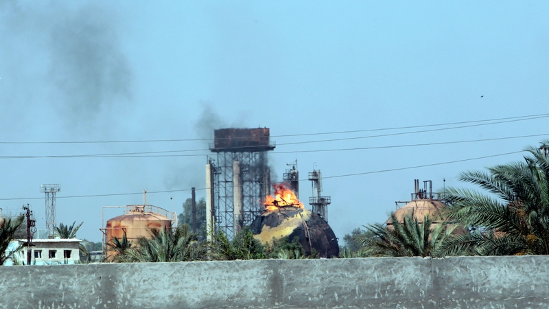 State-run cooking gas factory was attacked by IS militants