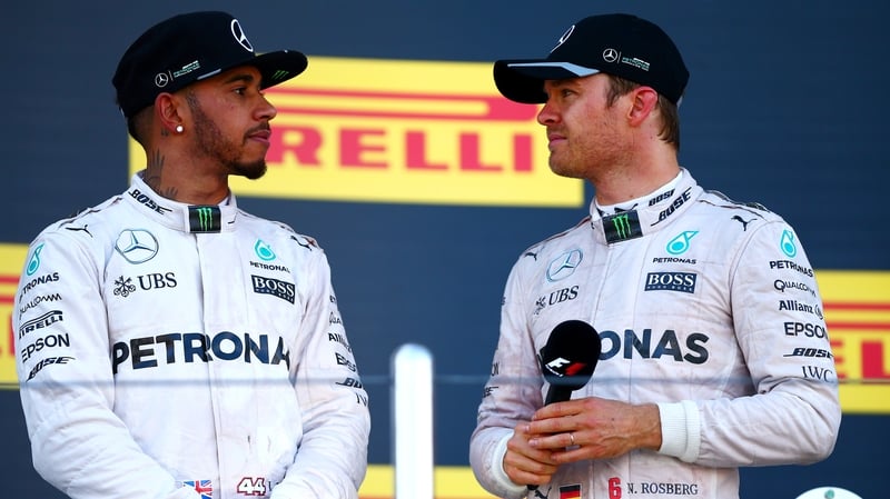Hamilton and Rosberg clashed on the opening lap of the Spanish Grand Prix