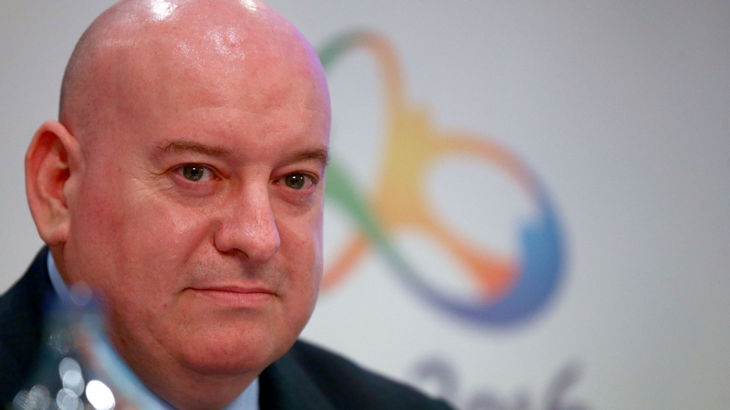 Kevin Kilty at the recent event to mark the 100 day countdown to the Rio Olympics