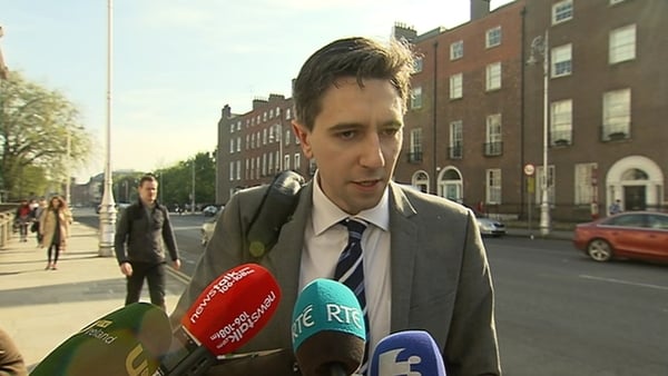 Simon Harris is awaiting the report from the Trauma Steering Group