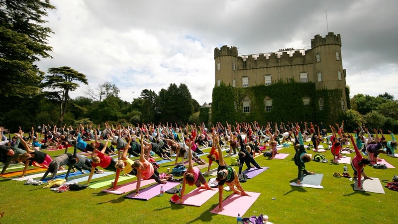 Yoga In The Park, the opportunity to practice yoga in a beautiful environment.