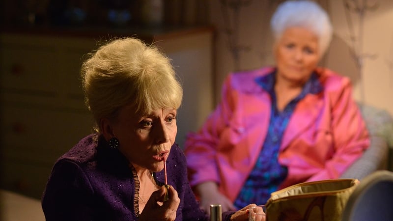 Peggy (Barbara Windsor) was visited by the spirit of her late friend and onetime adversary Pat (Pam St Clement)