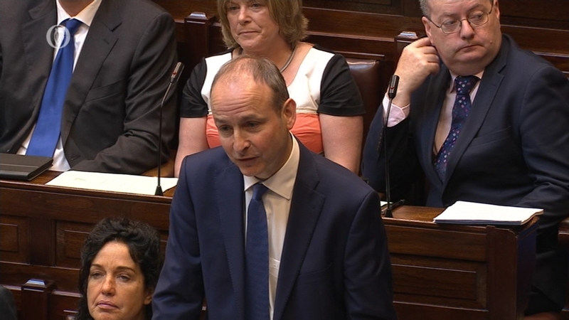 Ceannaire Fhianna Fáil , Micheál Martin TD