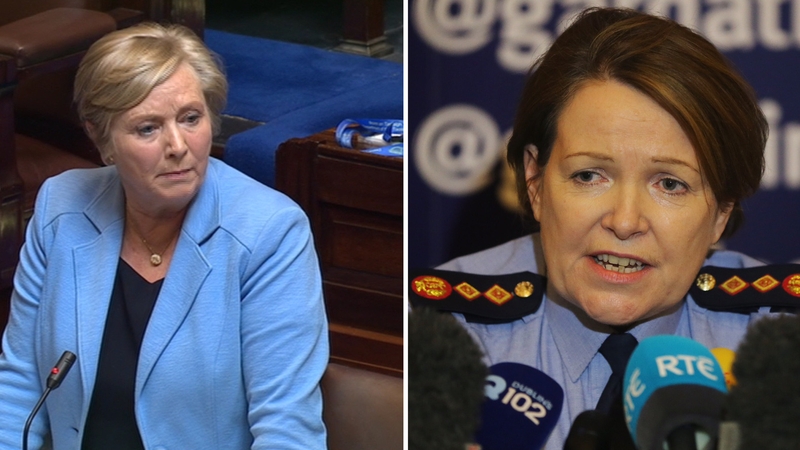 Frances Fitzgerald said she has had ongoing discussions with the Garda Commissioner