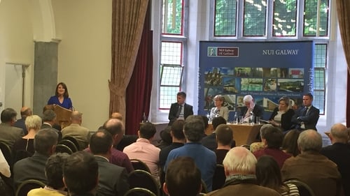 The discussion took place at NUI Galway