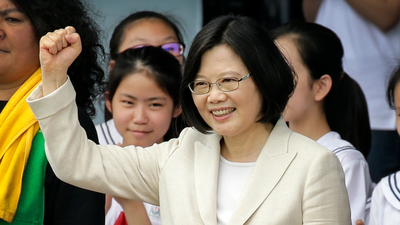 Tsai Ing-wen is the fourth democratically elected president in Taiwan