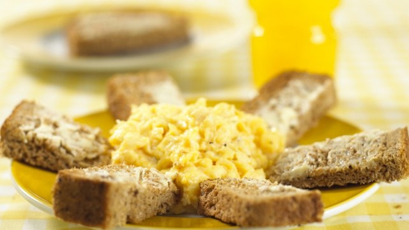 A perfect weekend breakfast.