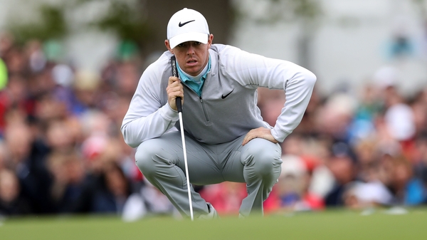 Rory McIlroy is well-placed after two rounds at the Irish Open