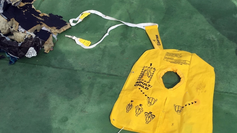 Egypt's navy has found wreckage in the sea but is still searching for the plane's black box