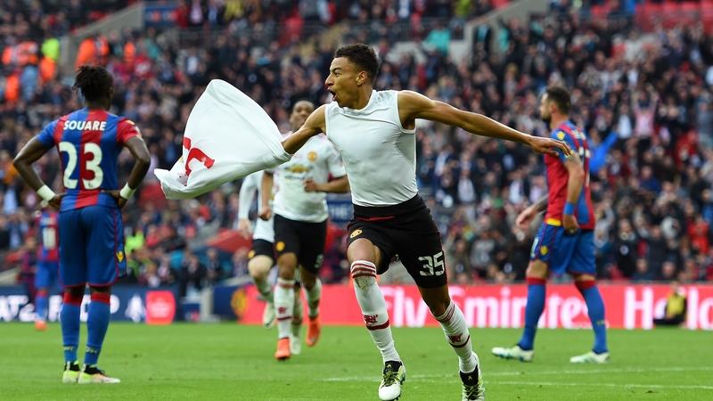 Jesse Lingard's goal was enough for Manchester United despite seeing Chris Smalling sent off