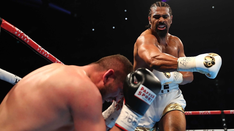 David Haye outclassed Arnold Gjergjaj at London's 02 Arena