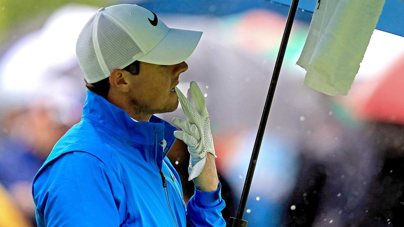 Rory McIlroy completed an error-free third-round 70 on Sunday morning