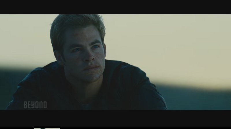 Chris Pine as James T Kirk