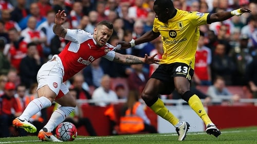 Wilshere made just one start for the Gunners as injury problems disrupted his campaign