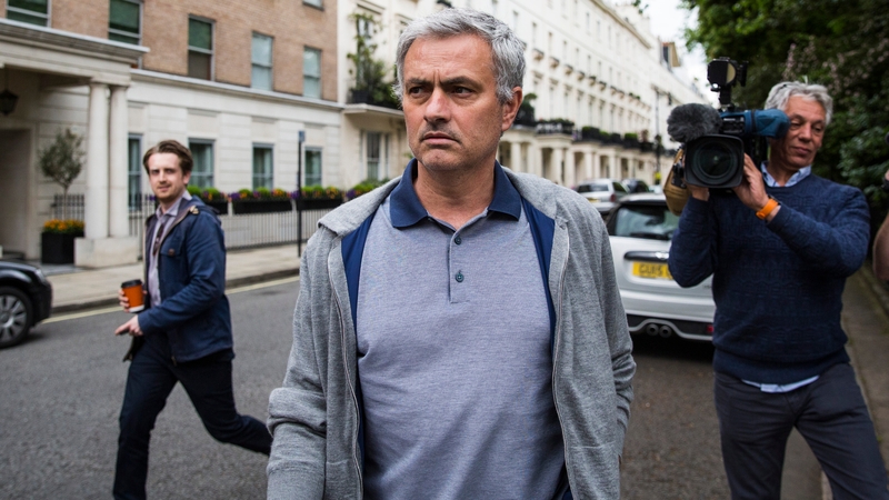 All eyes are on Jose Mourinho as his agent meets with senior officials from Manchester United
