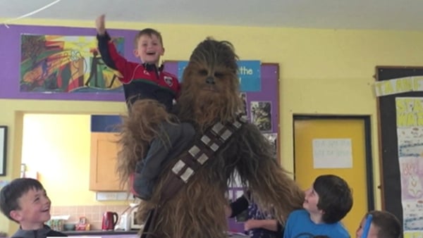 Raawwwrrr! Wookiee-mania at Kerry school