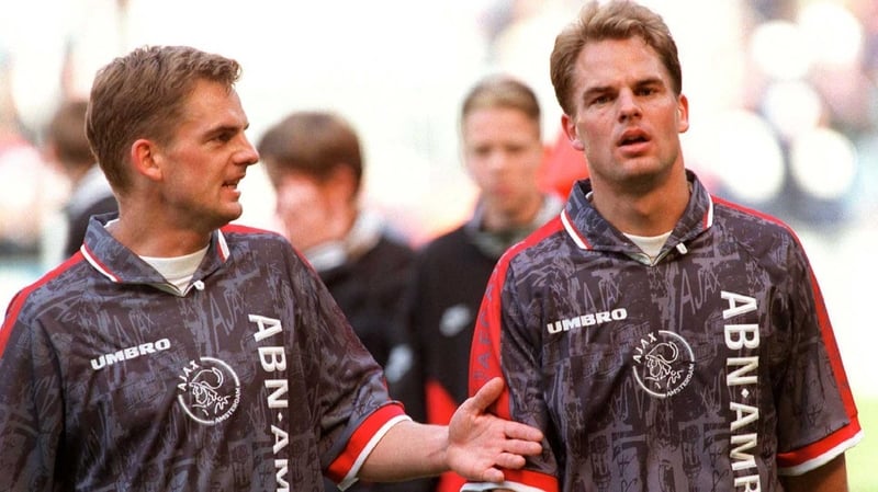 Ronald de Boer (L) with his brother Frank