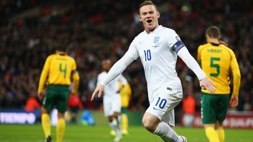 Rooney has won 119 caps for England