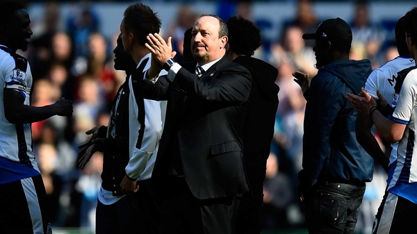 Rafa Bentiez's Newcastle United were relegated from the Premier League