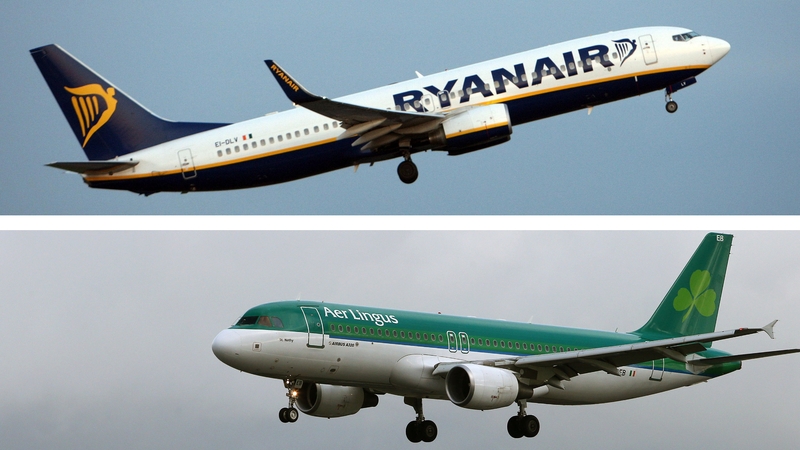 Ryanair and Aer Lingus are advising customers to check their websites