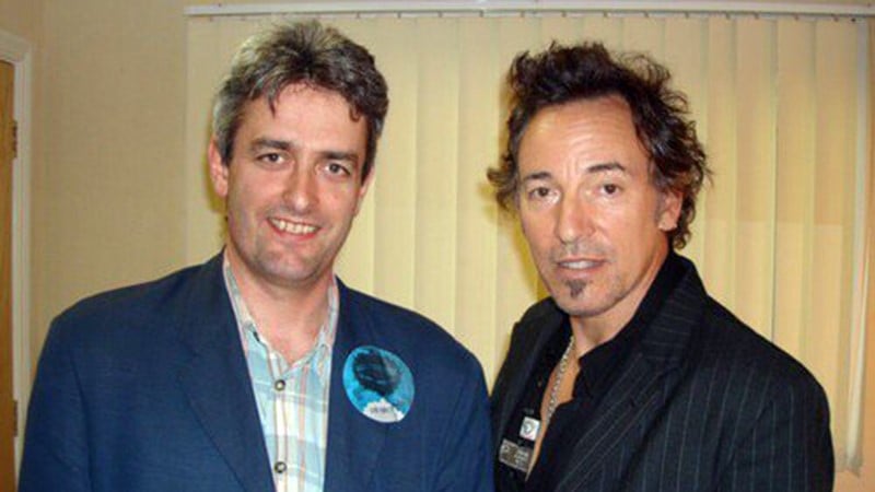 Warm, funny, generous and The Boss. David McCullagh with Springsteen