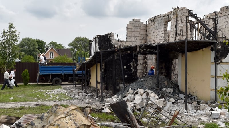 The home was located in the village of Litochki outside Kiev