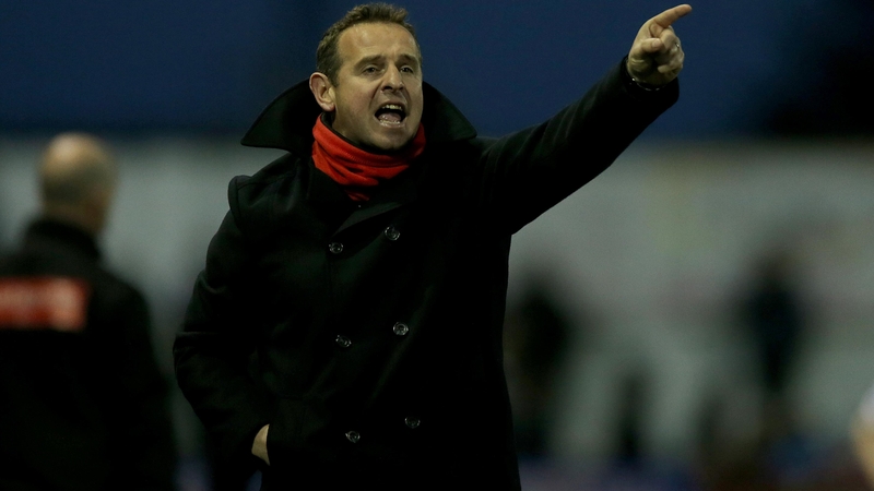 Sligo Rovers boss Dave Robertson