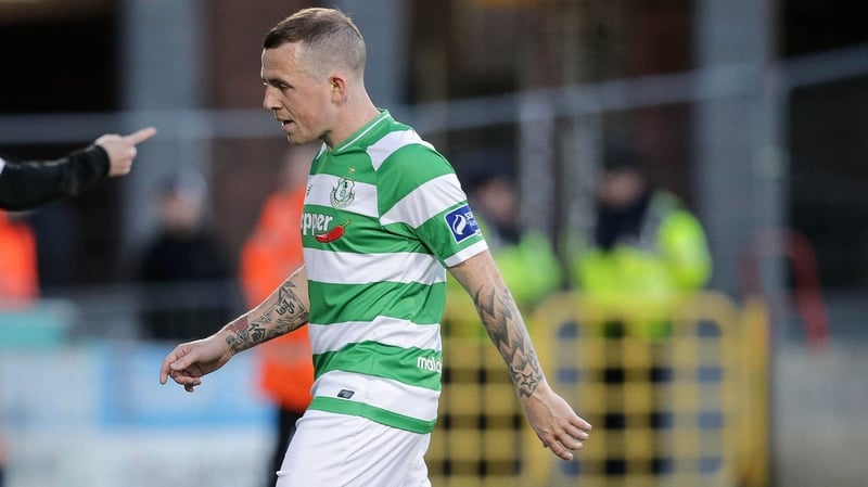 Gary McCabe was sent off