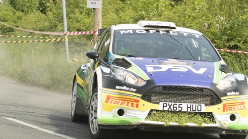 Sam Moffett in his Ford Fiesta R5