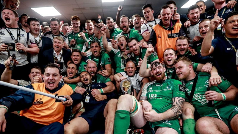 Connacht celebrate their famous victory
