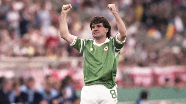 1988 - After six minutes it was Ray Houghton who put the ball in the English net on that Sunday in Stuttgart