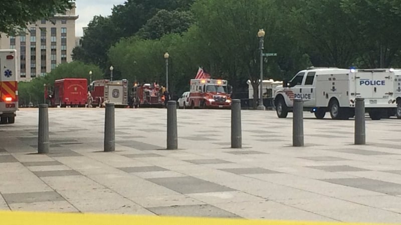 Emergency services were called to the White House