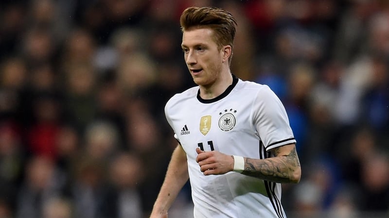 Reus in action for Germany earlier this year, but he won't be going to the Euros