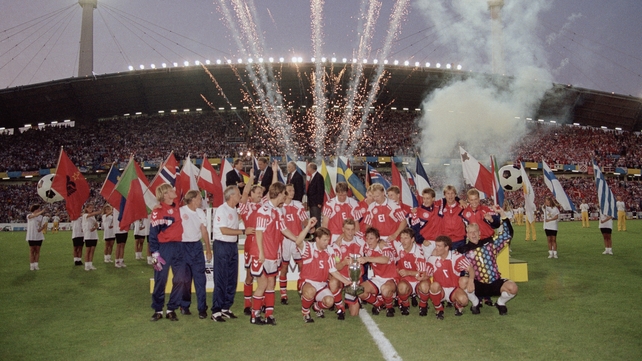1992 - Denmark came off the beach to win the tournament in Sweden