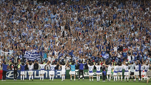 2004 - Greece surprised everybody - including themselves - to lift the trophy in Portugal