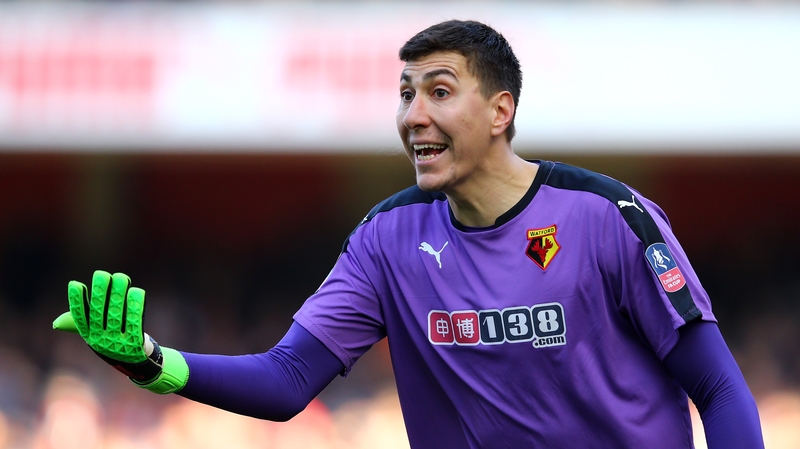 Watford's Costel Pantilimon is the lone Premier League player in Romania's squad