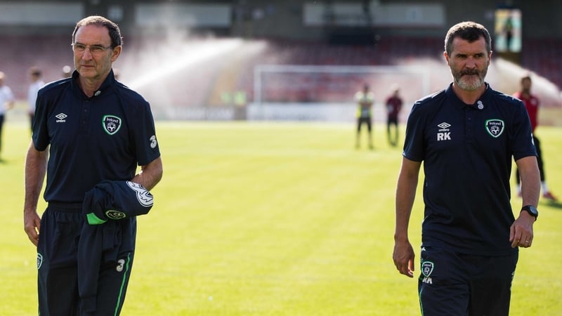Martin O'Neill and Roy Keane