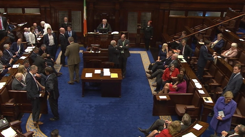 Dáil was divided 78-58 on the issue