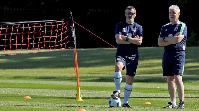 And he was keeping a watchful eye on proceedings