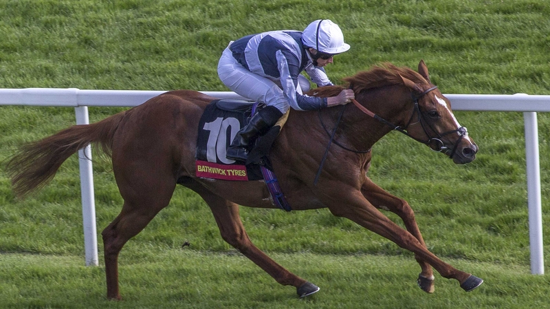 Ulysses ridden by Ryan Moore winning the Bathwick Tyres EBF Stallions Maiden Stakes Race run at Newbury