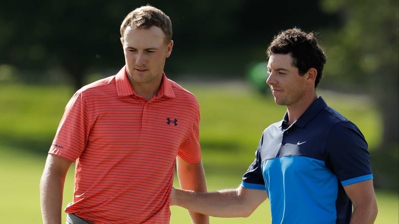 Jordan Speith and Rory McIlroy