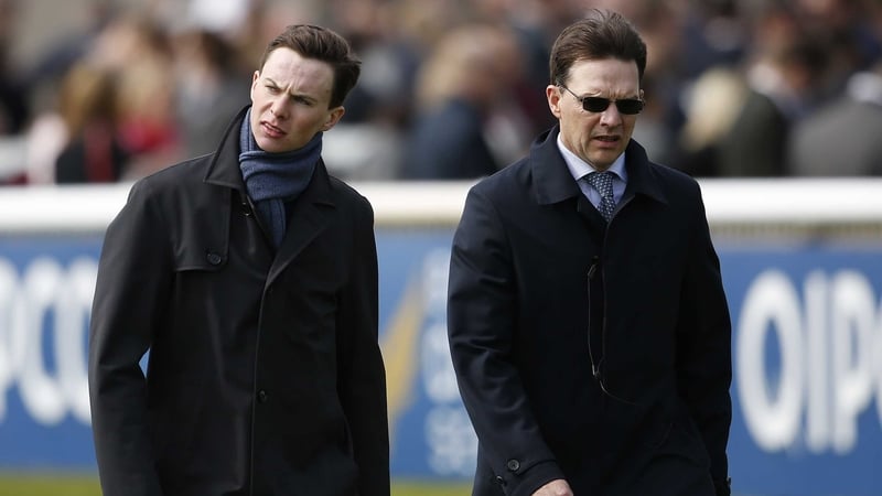 Joseph O'Brien (L) with his father Aidan