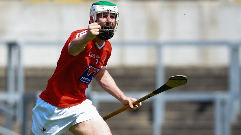 Shane Callan celebrates scoring the winning goal in the last minute