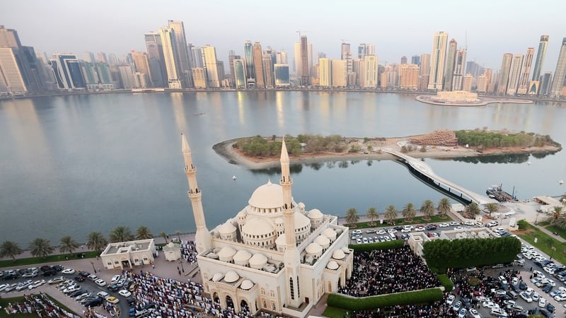 The licence plate is for Sharjah, the third-richest emirate