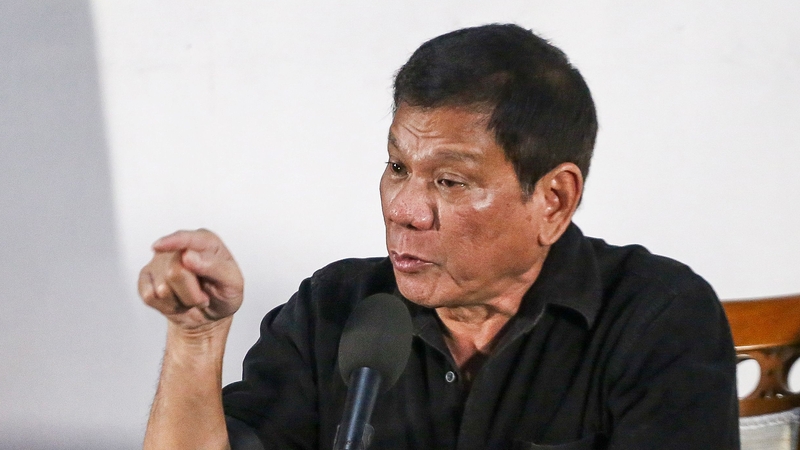 Rodrigo Duterte said: 'If you are involved in drugs, I will kill you. You son of a whore, I will really kill you'