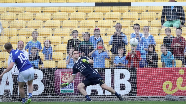Paul Cahillane fires his penalty home