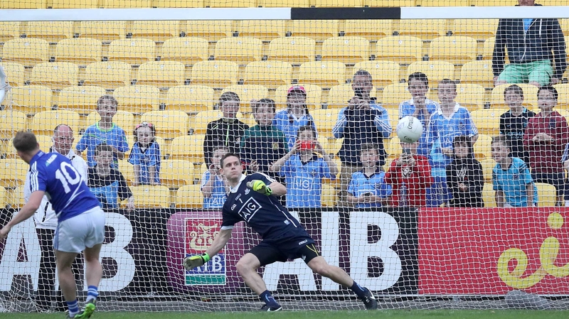 Paul Cahillane fires his penalty home