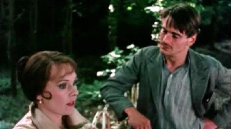 Judi Dench and Jeremy Irons in The TV film Langrishe Go Down, based on the eponymous Aidan Higgins novel