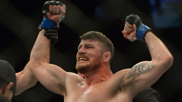Bisping beat Luke Rockhold to win the UFC middleweight crown in 2016