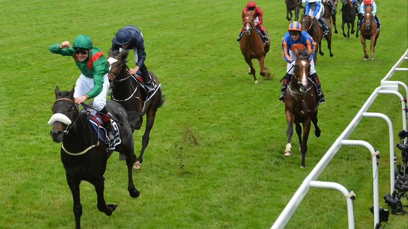 Harzand survived a late charge from US Army Ranger to win the Investec Derby at Epsom